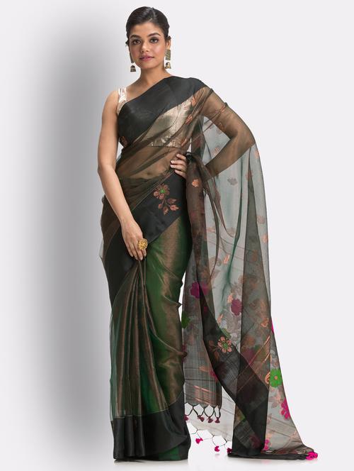 handloom jamdani saree - 18416869 -  Standard Image - 0
