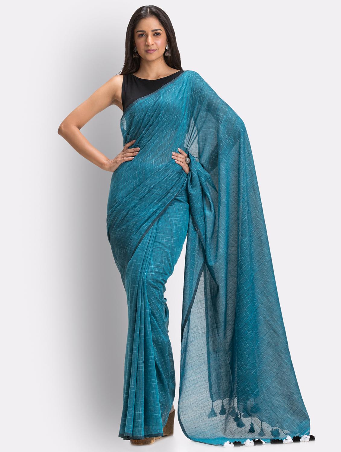 handloom jamdani saree - 18416882 - Zoom Image - 0