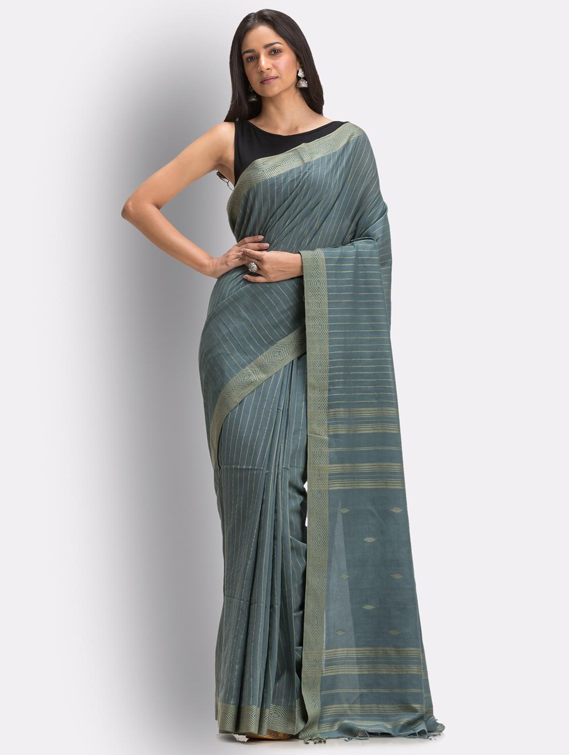 handloom jamdani saree - 18416895 - Zoom Image - 0