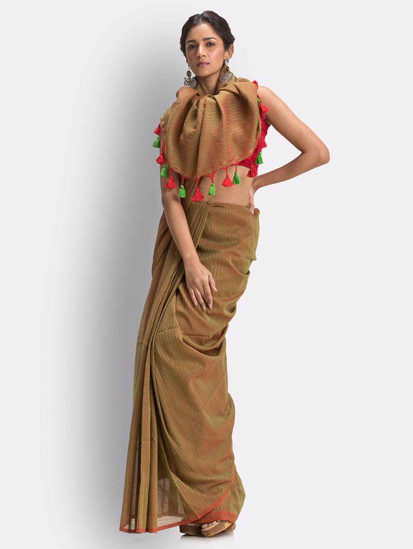 handloom jamdani saree - 18416924 - Standard Image - 3