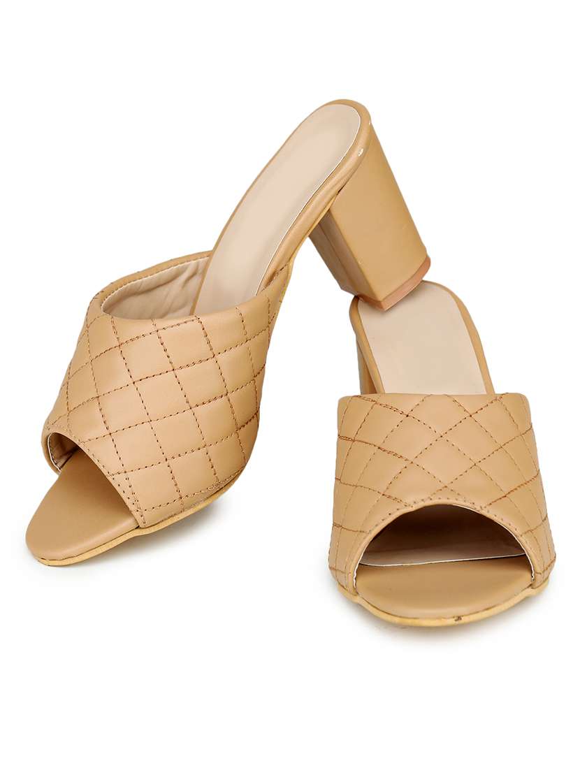 beige slip on sandal - 18417049 -  Standard Image - 3