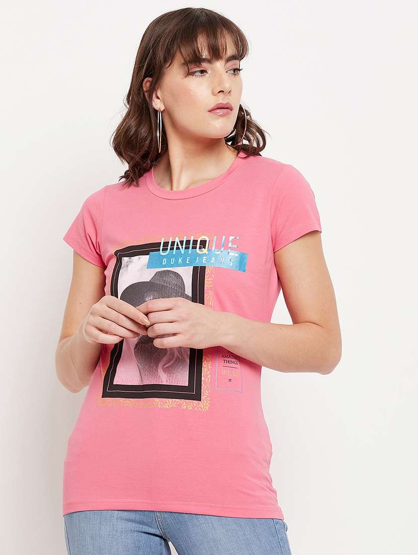 round neck graphic tee 