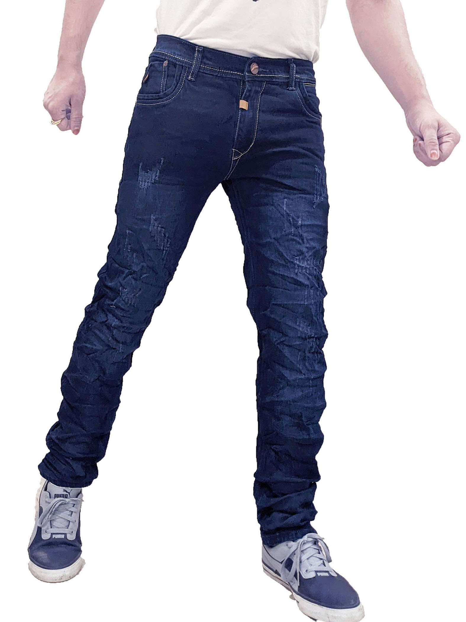 mens slim fit plain jeans - 18417485 -  Standard Image - 3