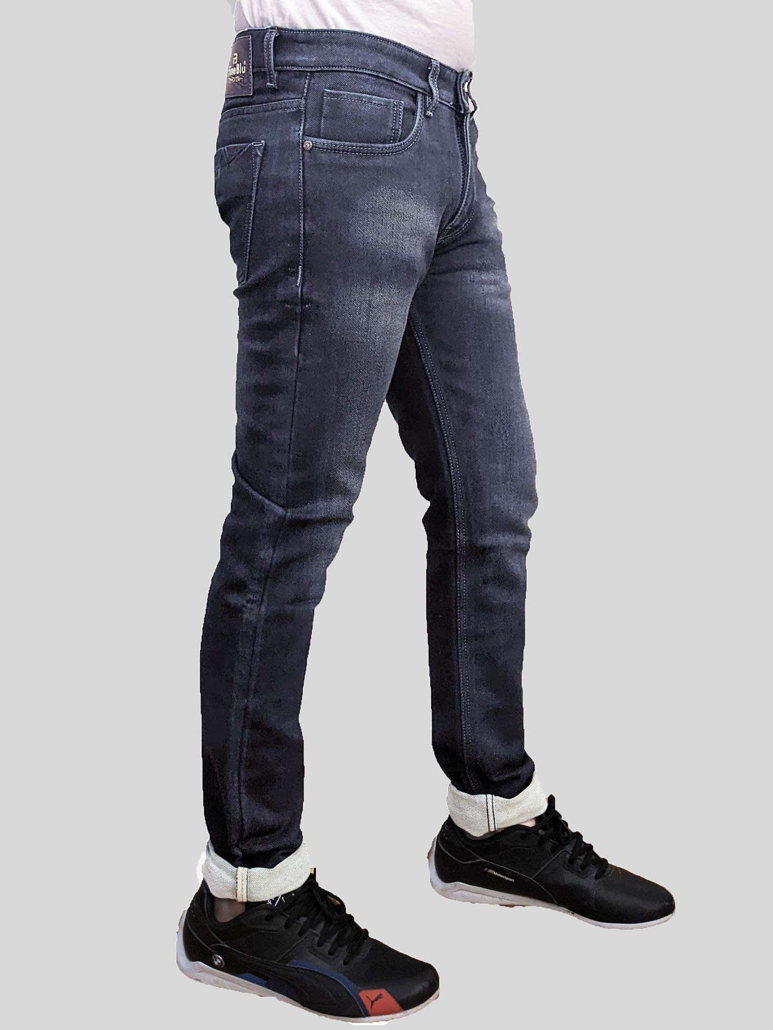 mens slim fit plain jeans - 18417516 -  Standard Image - 3