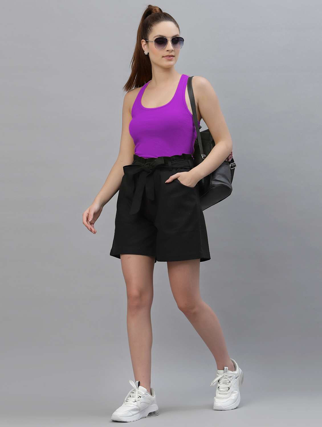 women's tank top scoop neck top - 18417538 - Standard Image - 3