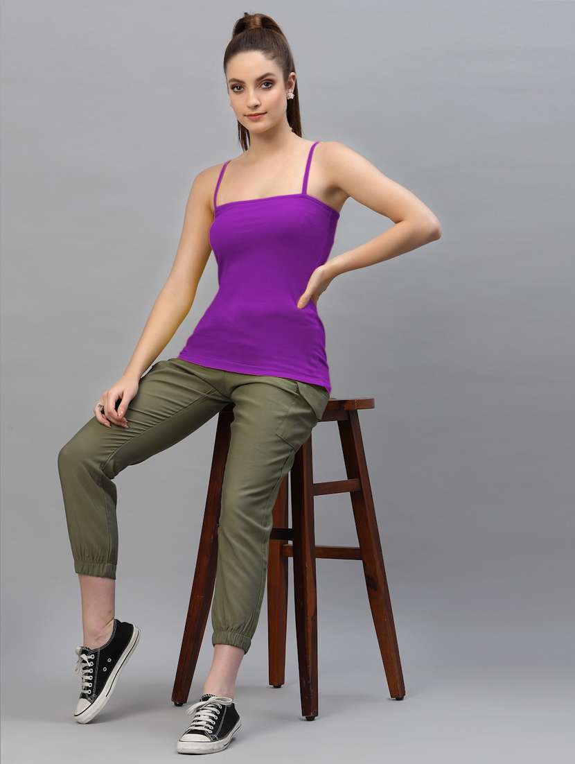 pack of 2 solid camisole - 18417983 -  Standard Image - 3