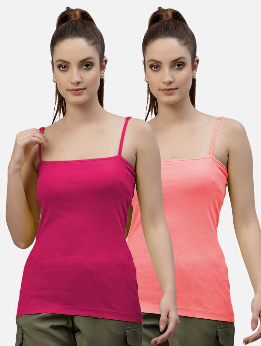 pack of 2 solid camisole