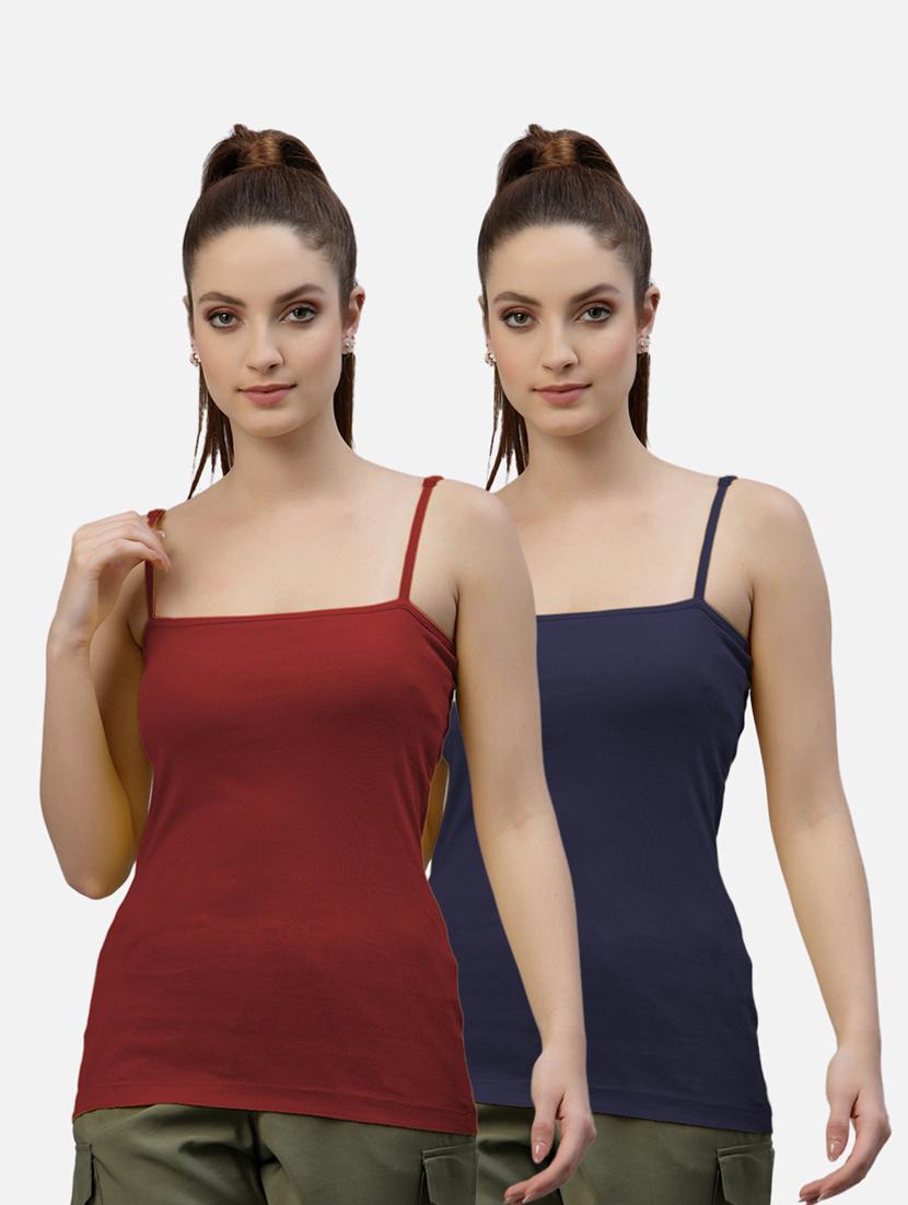 pack of 2 solid camisoles
