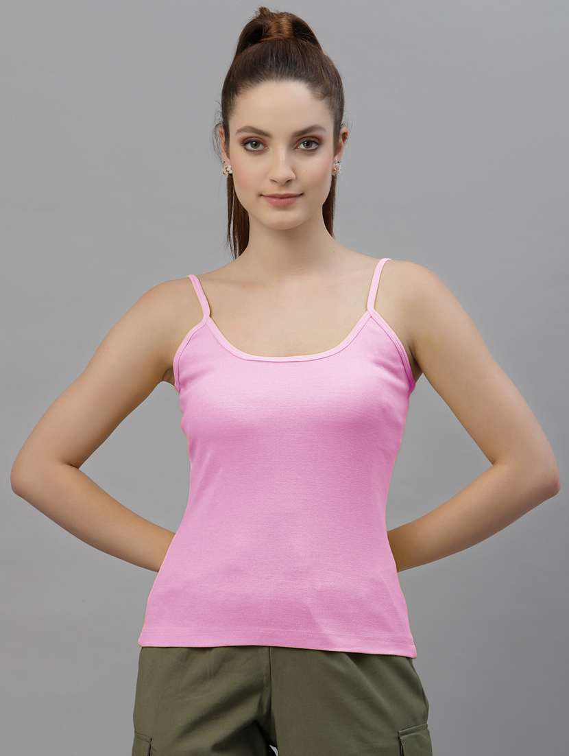 pack of 2 solid camisoles - 18418124 - Standard Image - 3