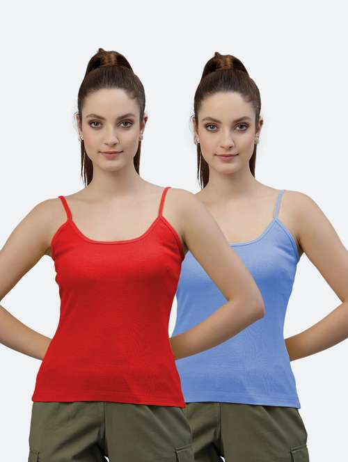 pack of 2 solid camisoles - 18418130 - Standard Image - 0