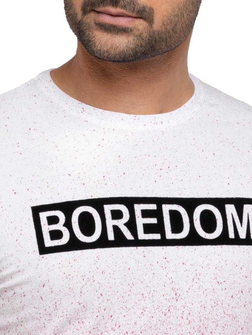 purple chest-printed t-shirt - 18418430 - Standard Image - 3
