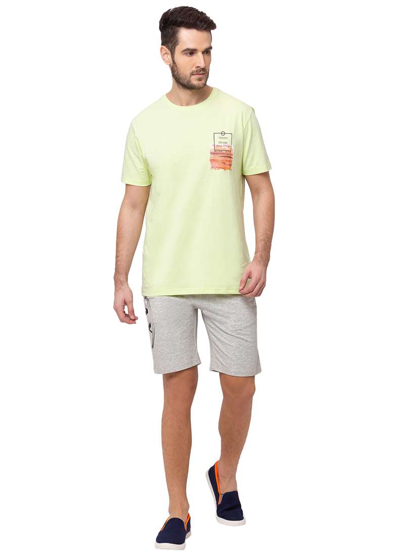 grey printed short - 18418534 -  Standard Image - 3