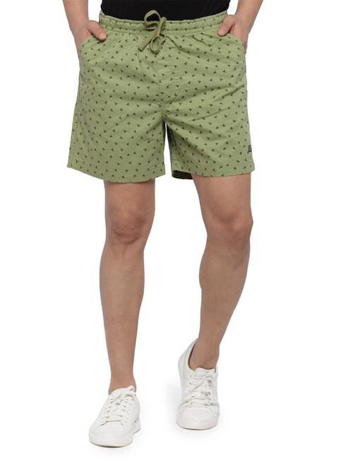 green printed short - 18418542 -  Standard Image - 0