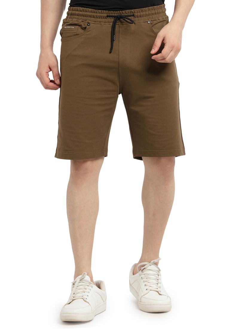 olive-green solid short - 18418549 - Zoom Image - 0