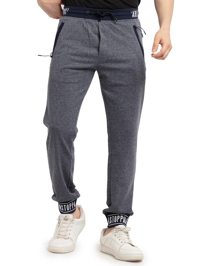 navy blue solid jogger - 18418608 -  Zoom Image - 0