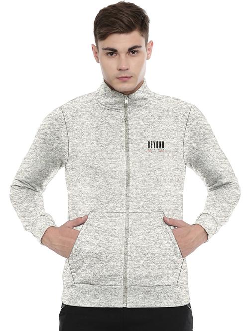 grey chest print sweatshirt - 18419148 - Standard Image - 0