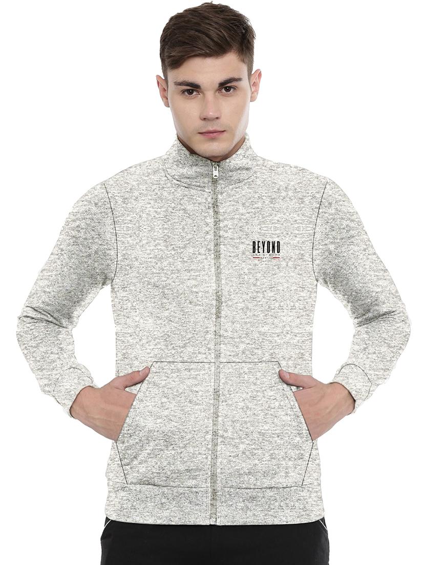 grey chest print sweatshirt - 18419148 - Zoom Image - 0