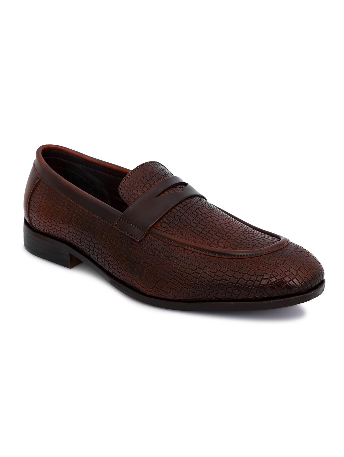 tan synthetic office wear loafers - 18419551 - Zoom Image - 0