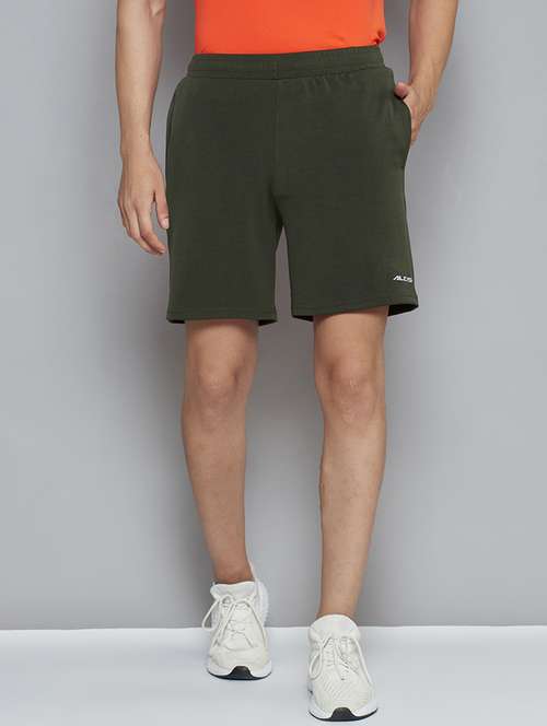 green solid short - 18420046 - Standard Image - 0