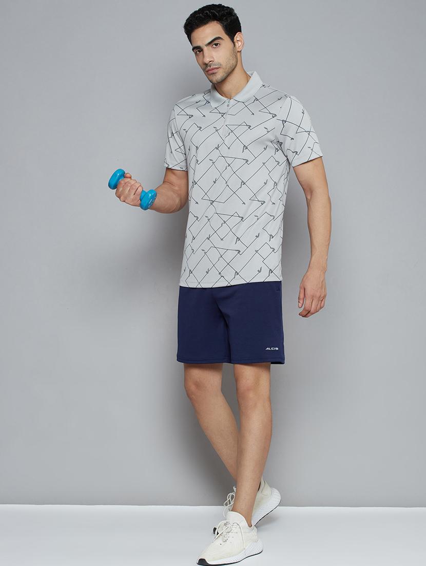 blue solid short - 18420047 - Standard Image - 3