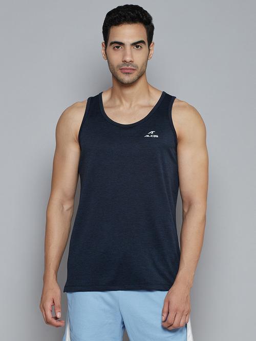 navy-blue color-blocked t-shirt - 18420173 - Standard Image - 0