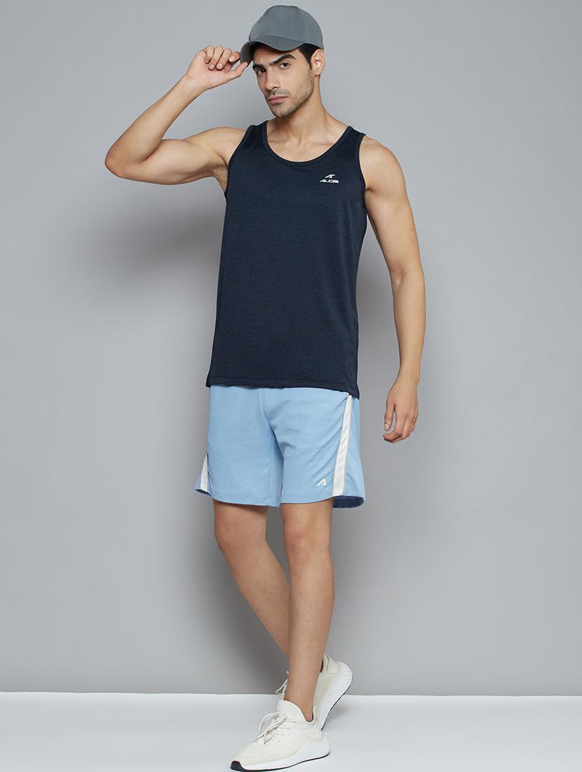 navy-blue color-blocked t-shirt - 18420173 - Standard Image - 3