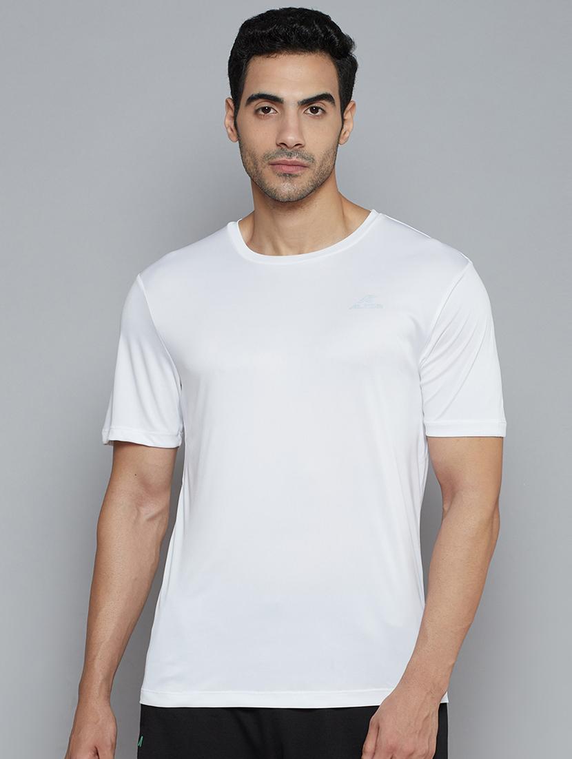 white solid t-shirt - 18420181 - Zoom Image - 0
