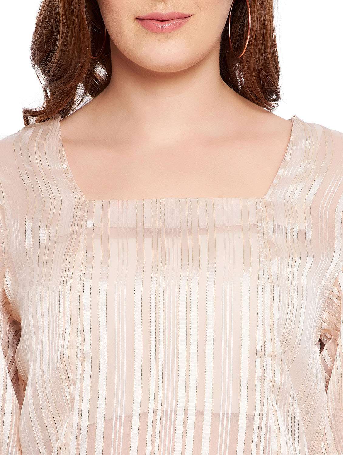 women's straight square neck top - 18420310 -  Standard Image - 5