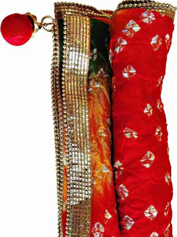 ladies silk blend printed dupatta - 18421103 - Zoom Image - 0