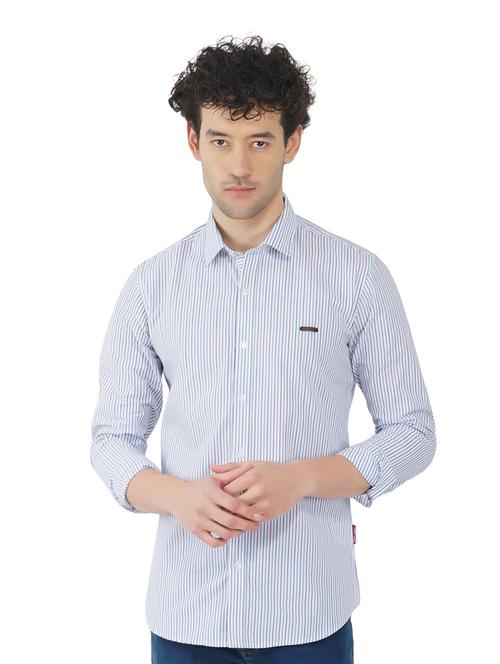 multi colored striped casual shirt - 18421307 - Standard Image - 0