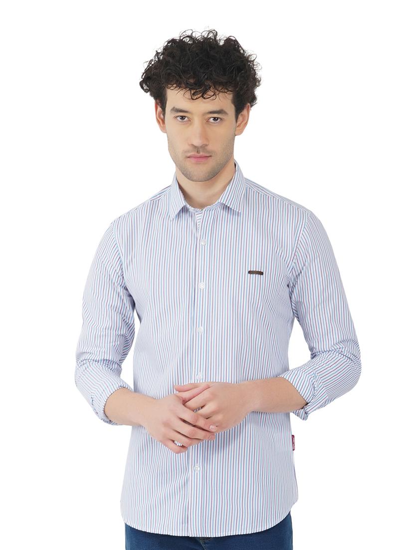 multi colored striped casual shirt - 18421307 - Zoom Image - 0