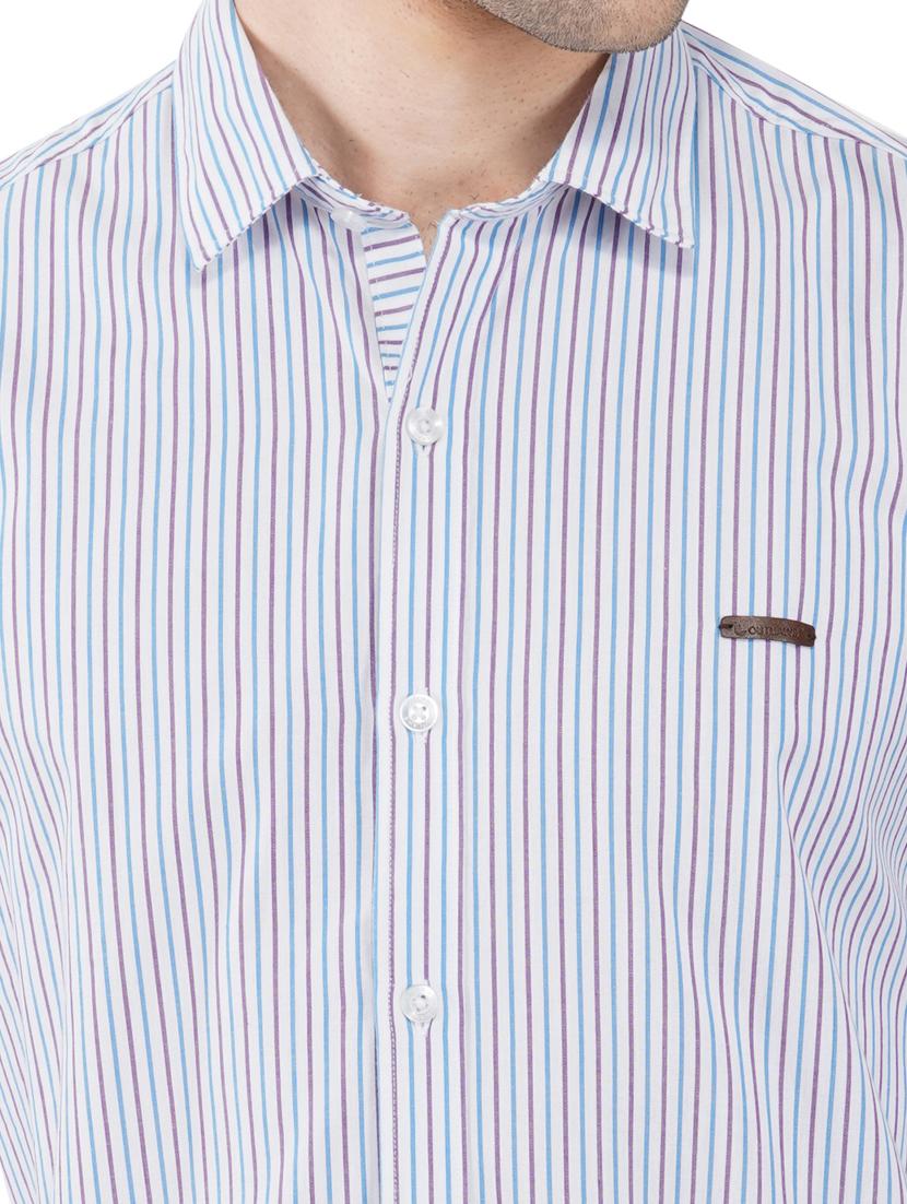 multi colored striped casual shirt - 18421307 - Standard Image - 5