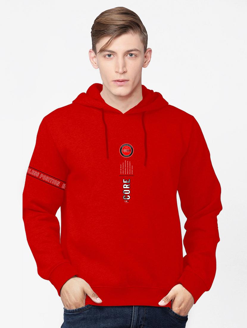 red chest print sweatshirt - 18421559 - Zoom Image - 0