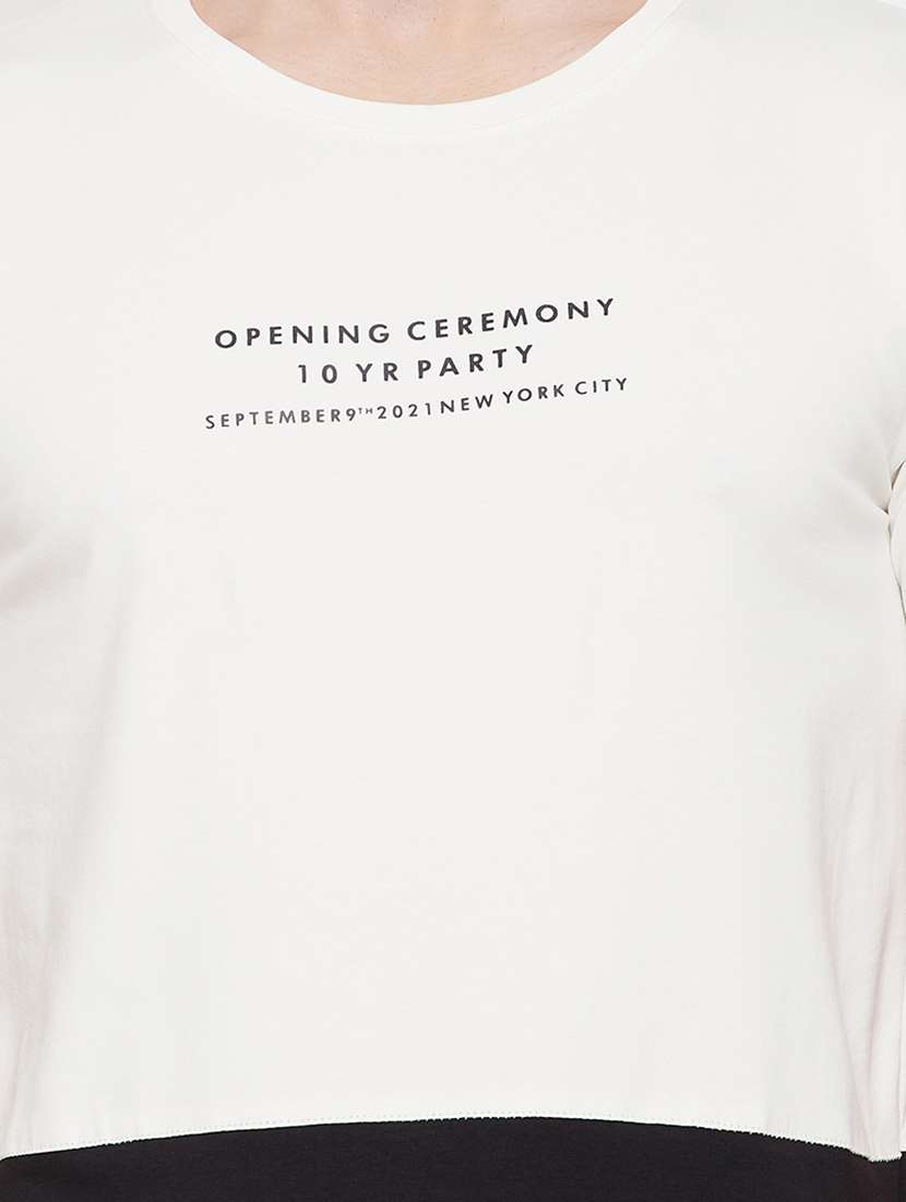 black printed t-shirt - 18422162 - Standard Image - 3