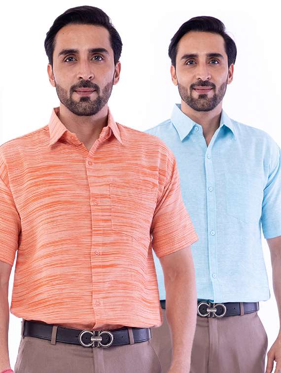 mens solids formal shirt