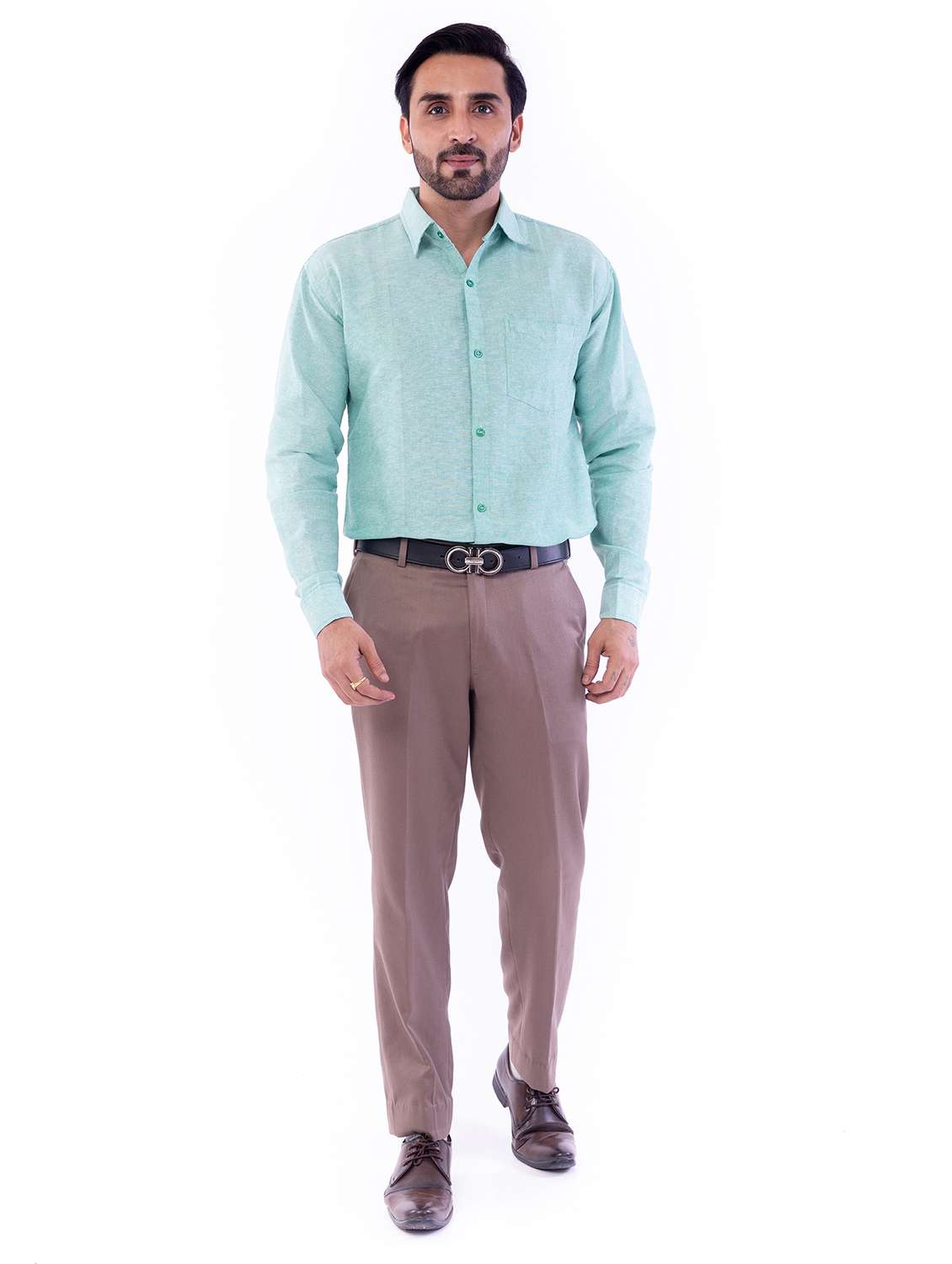 mens solid casual shirt - 18423041 -  Standard Image - 8