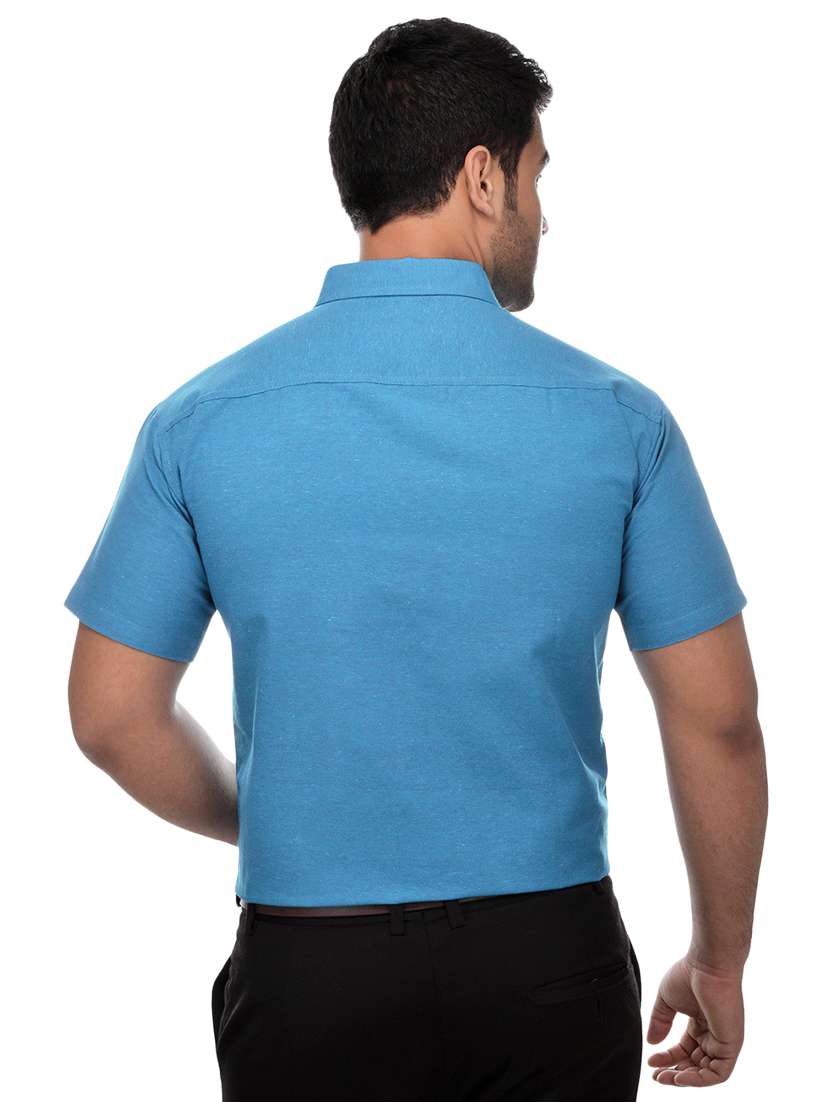 mens solids formal shirt - 18423175 -  Standard Image - 3