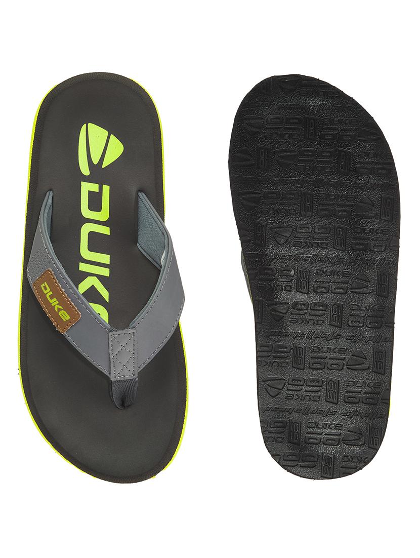 grey pu slip on flip flops - 18423725 - Standard Image - 3