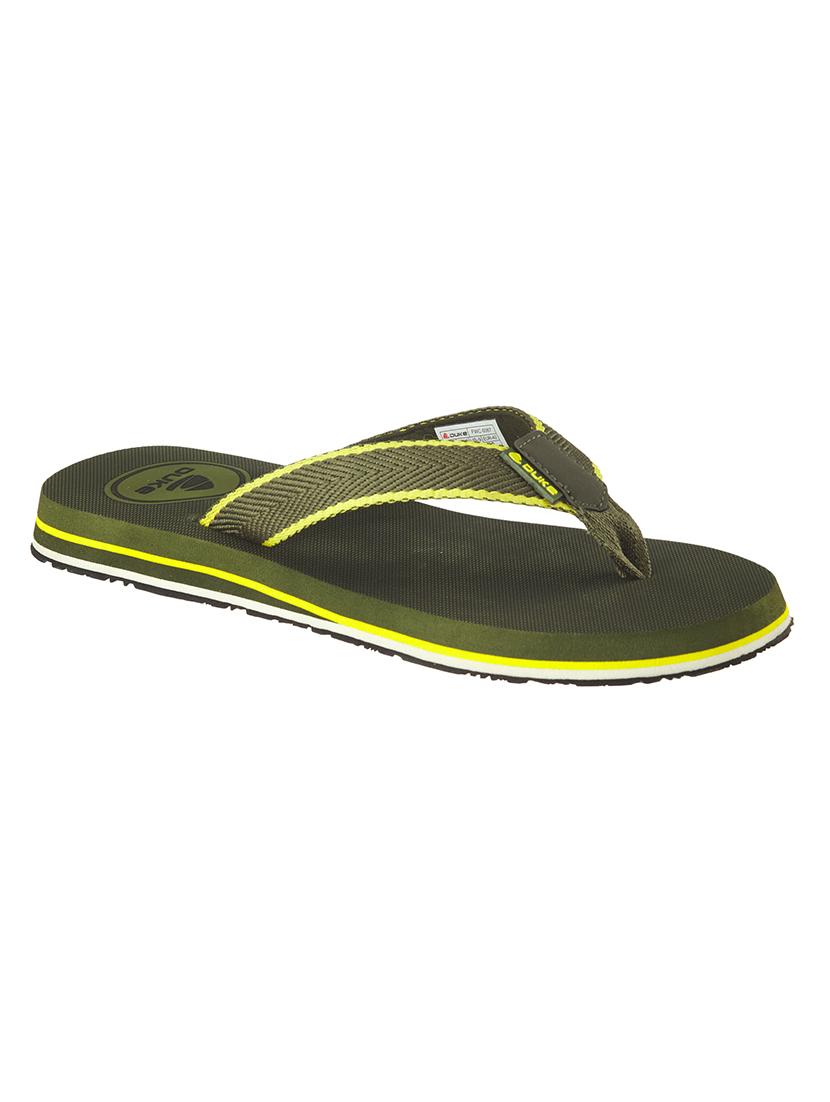 green pu slip on flip flops - 18423727 -  Zoom Image - 0