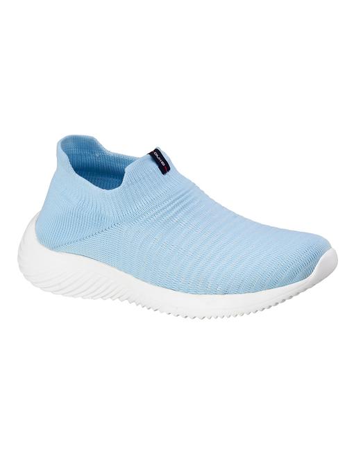 blue fabric slip on sports shoes - 18423731 -  Standard Image - 0