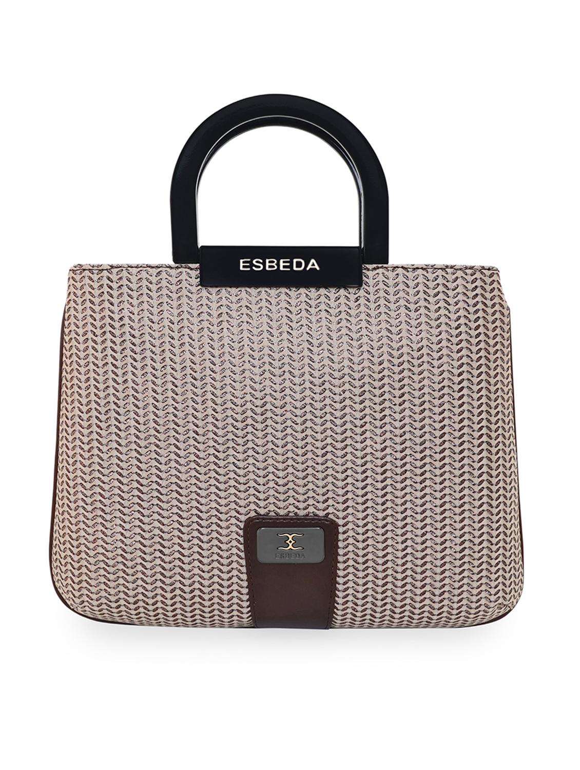 gold textured regular handbag - 18424762 - Zoom Image - 0