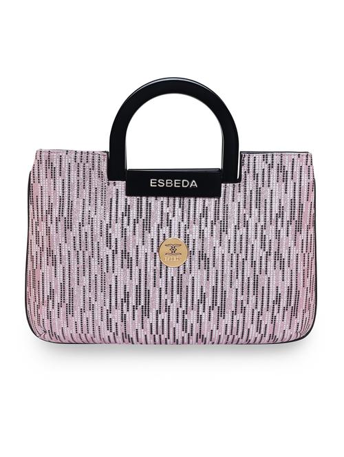 pink printed regular handbag - 18424785 -  Standard Image - 0