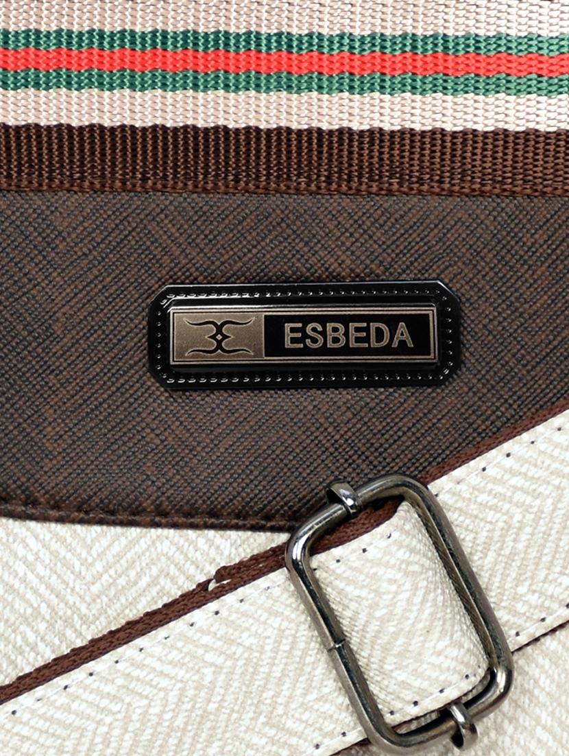 white textured regular sling bag - 18424816 - Standard Image - 3