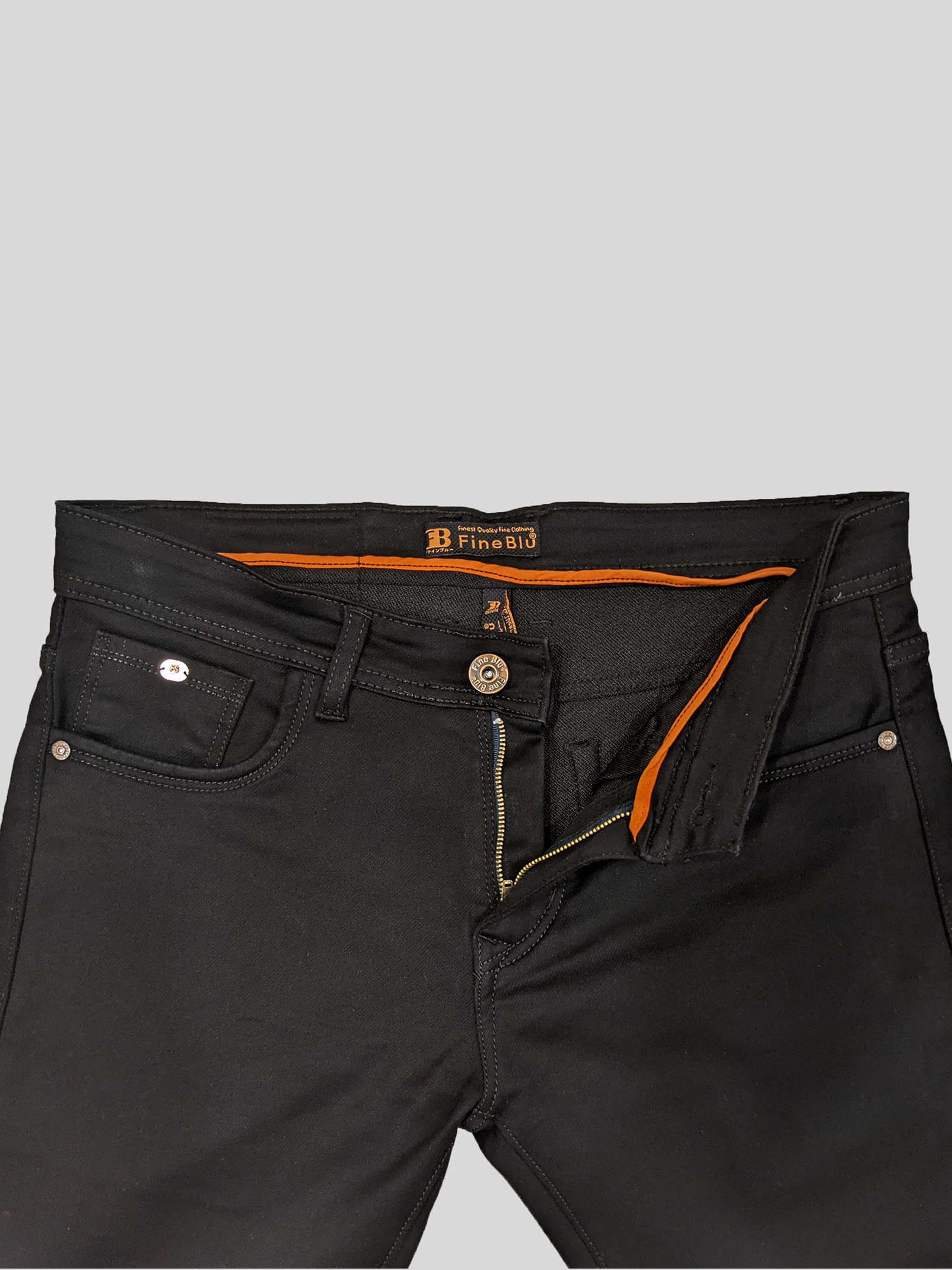 mens slim fit plain jeans - 18425088 -  Standard Image - 3