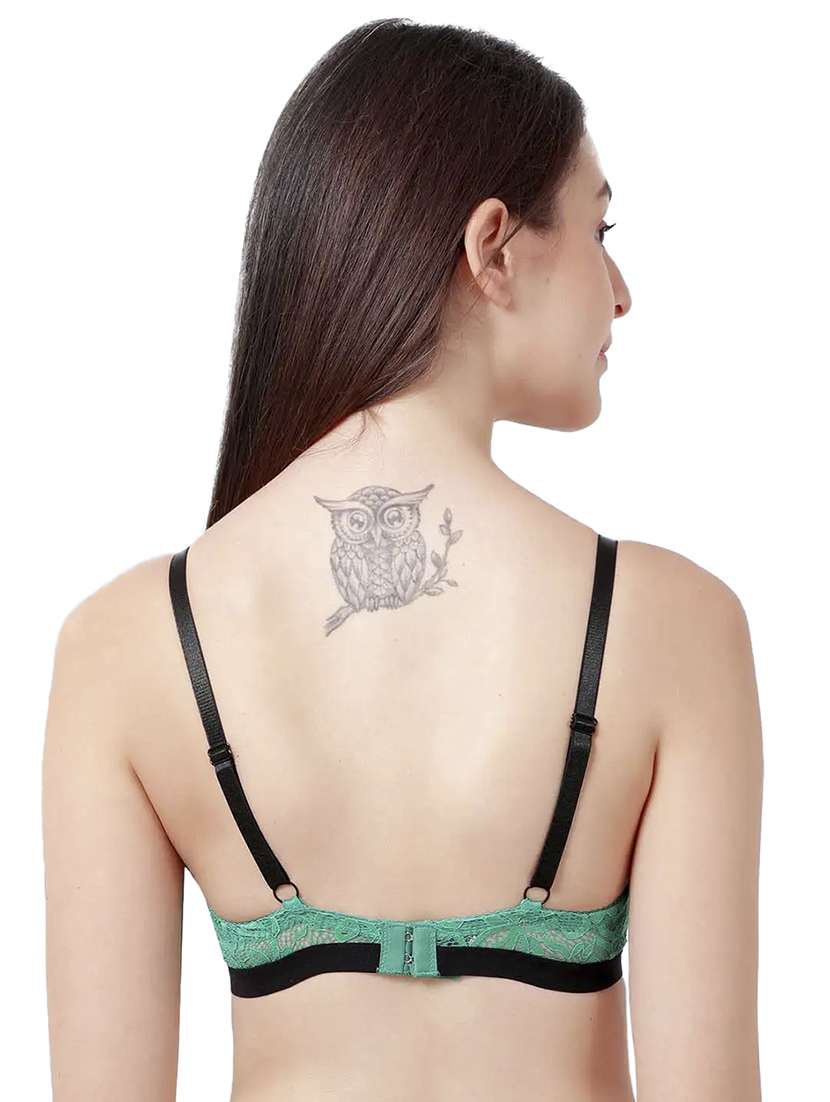 pack of 3 laced plunge bra - 18426195 - Standard Image - 3