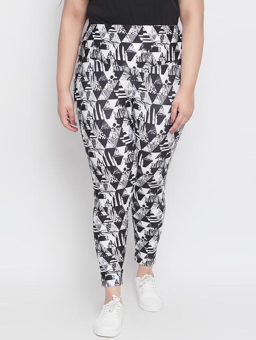 high rise printed jegging - 18426898 - Standard Image - 0