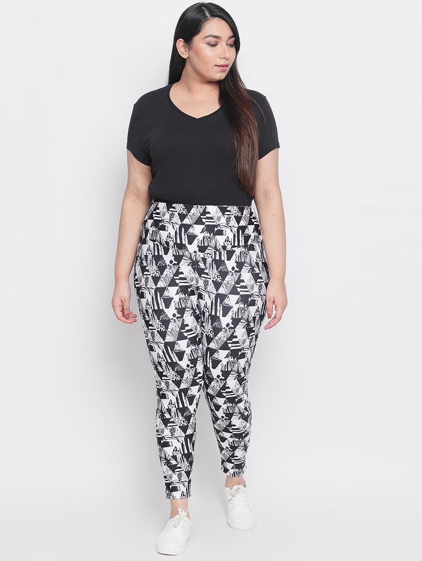 high rise printed jegging - 18426898 - Standard Image - 3