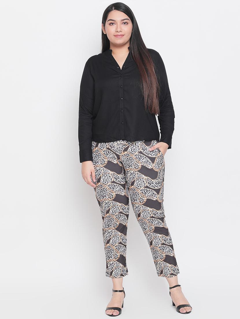 high rise printed jegging - 18426900 - Standard Image - 3