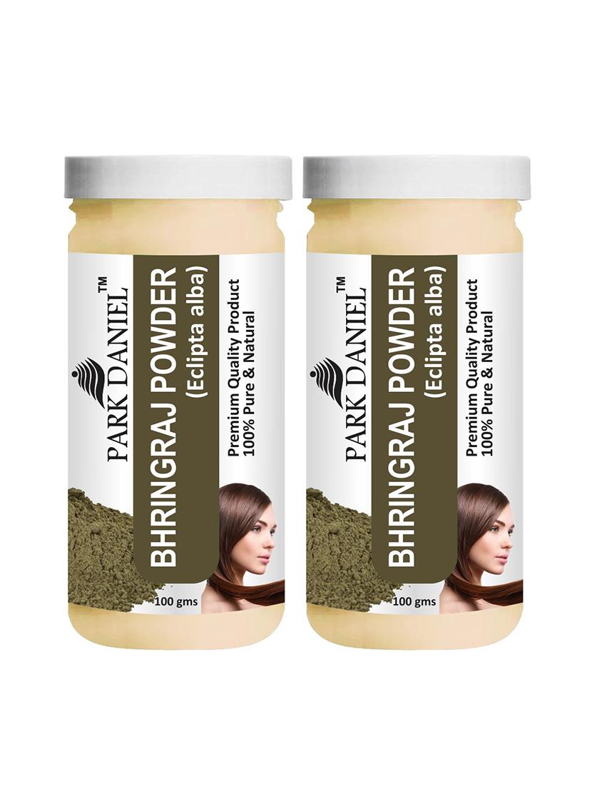 park daniel premium bhringraj powder combo pack 2 bottles of 100 gms(200 gms) - 18427151 -  Zoom Image - 0