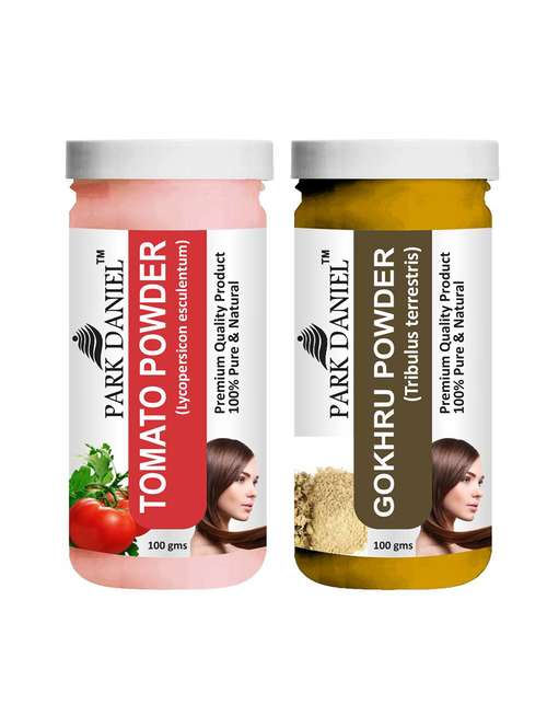 park daniel premium tomato powder & gokhru powder combo pack of 2 jars of 100 gms(200 gms) - 18427445 -  Standard Image - 0
